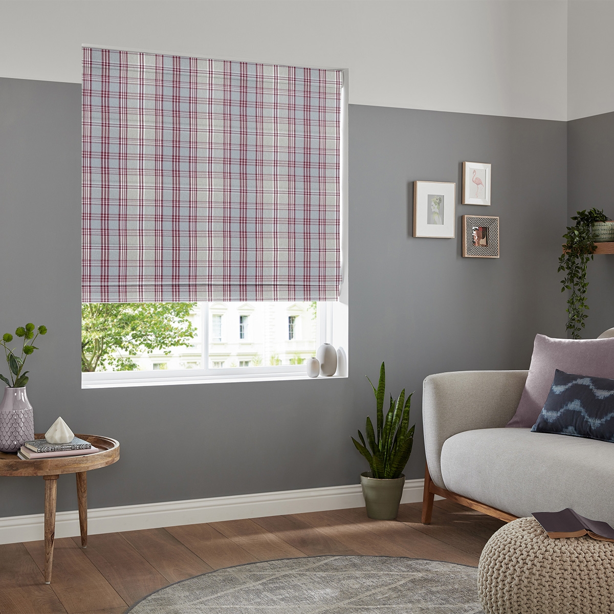 Product photograph of Kilman Vintage Roman Blind from Choice Furniture Superstore.
