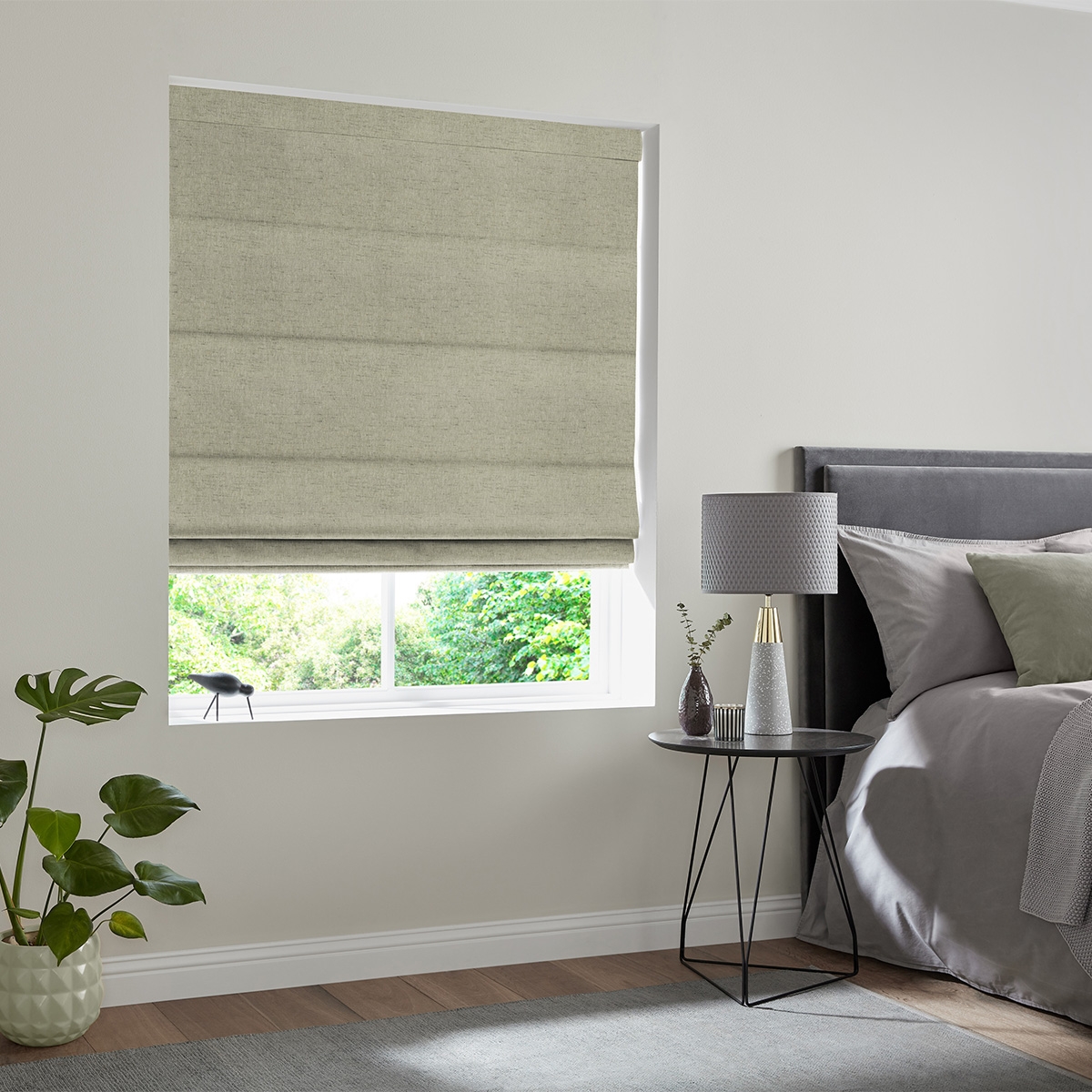 Product photograph of Defoe Fern Roman Blind from Choice Furniture Superstore.