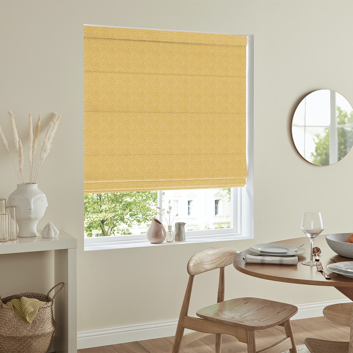 Product photograph of Toney Sunflower Roman Blind from Choice Furniture Superstore.