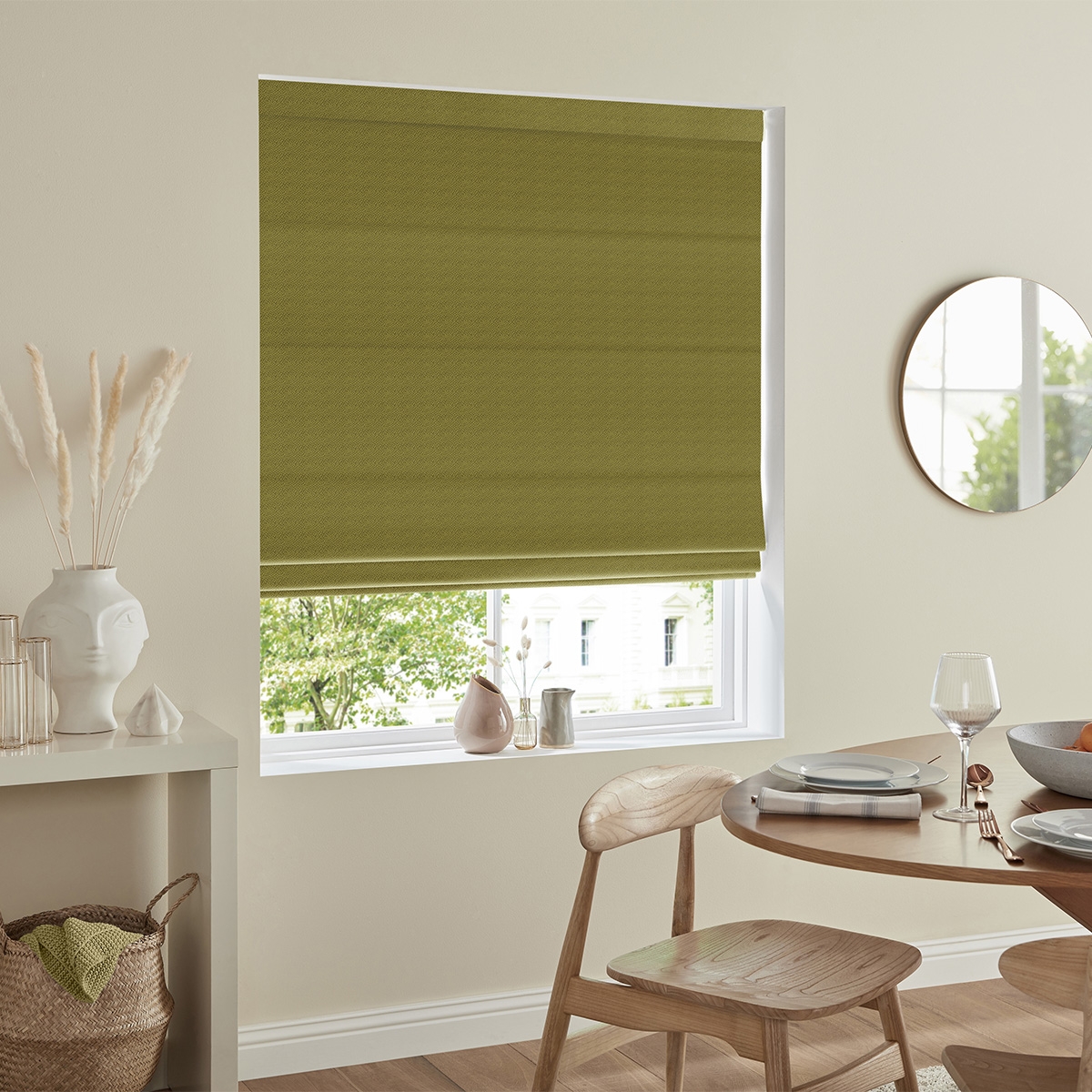 Product photograph of Mina Zest Roman Blind from Choice Furniture Superstore.
