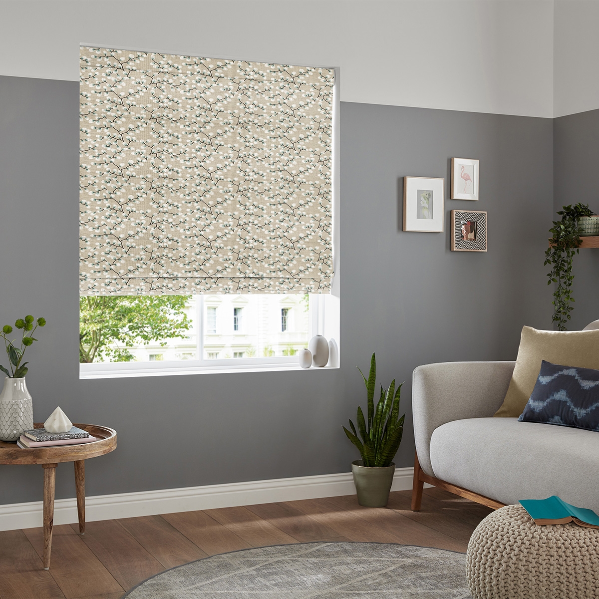 Product photograph of Erikson Seafoam Roman Blind from Choice Furniture Superstore.