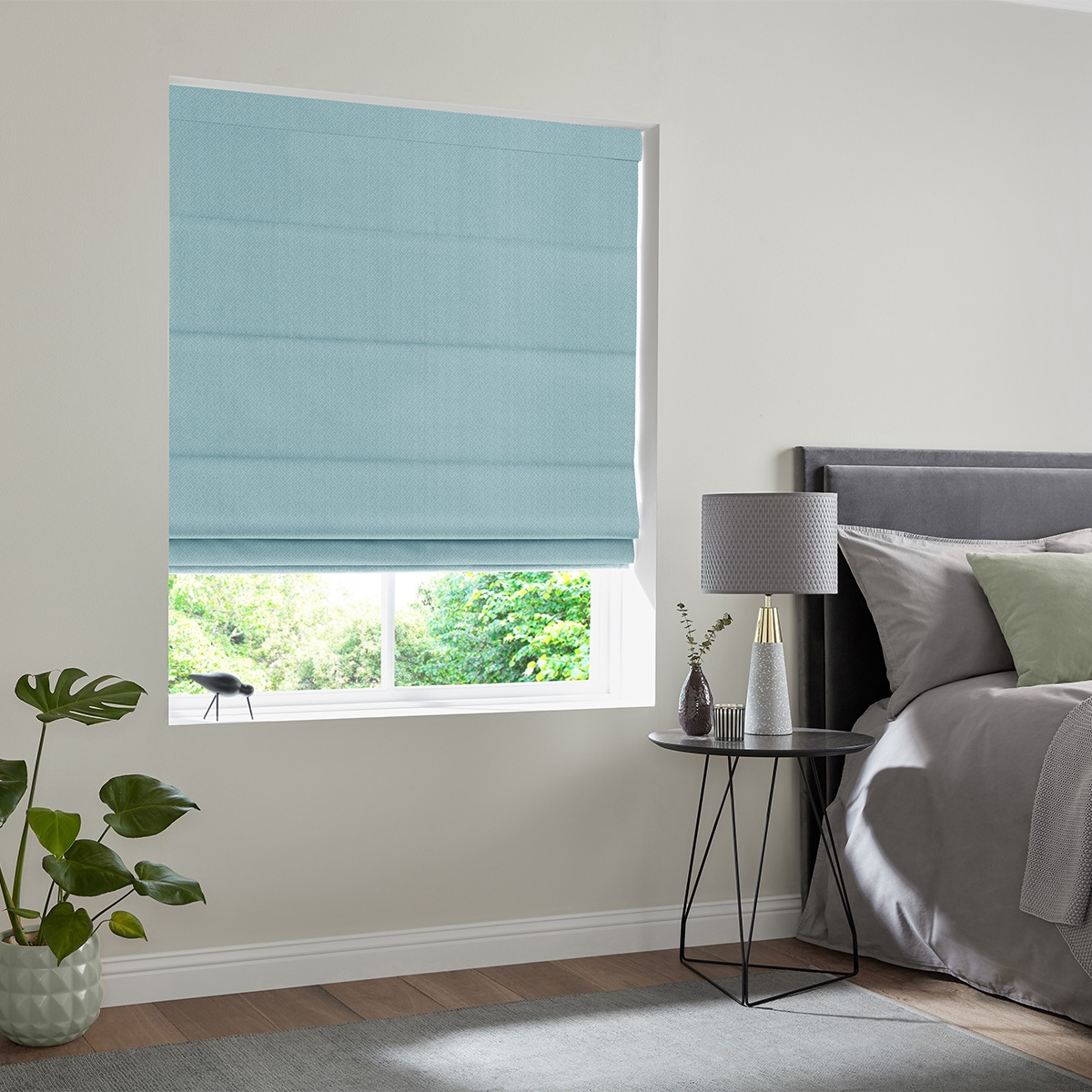 Product photograph of Konsa Ice Roman Blind from Choice Furniture Superstore.