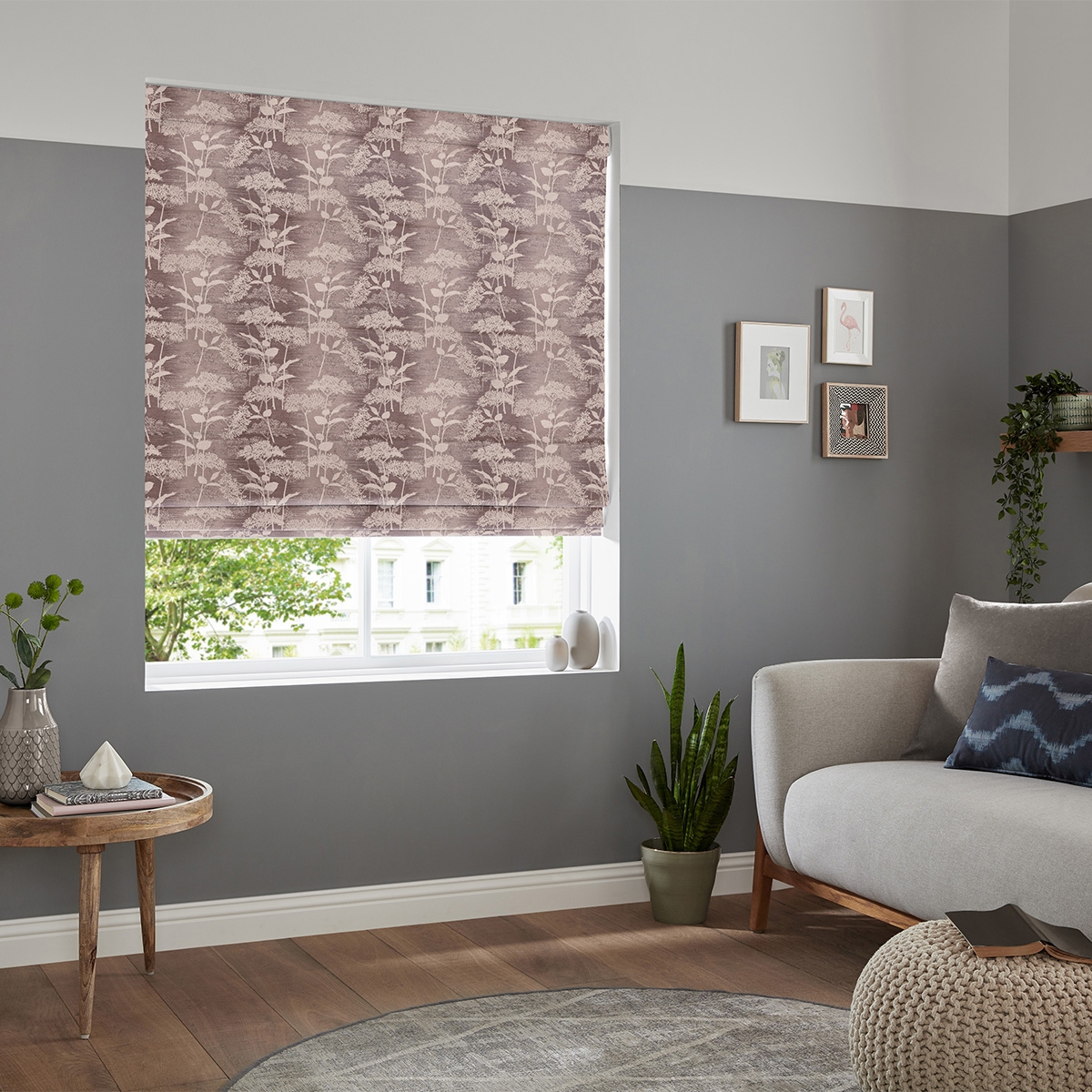 Product photograph of Trincao Rose Gold Roman Blind from Choice Furniture Superstore.