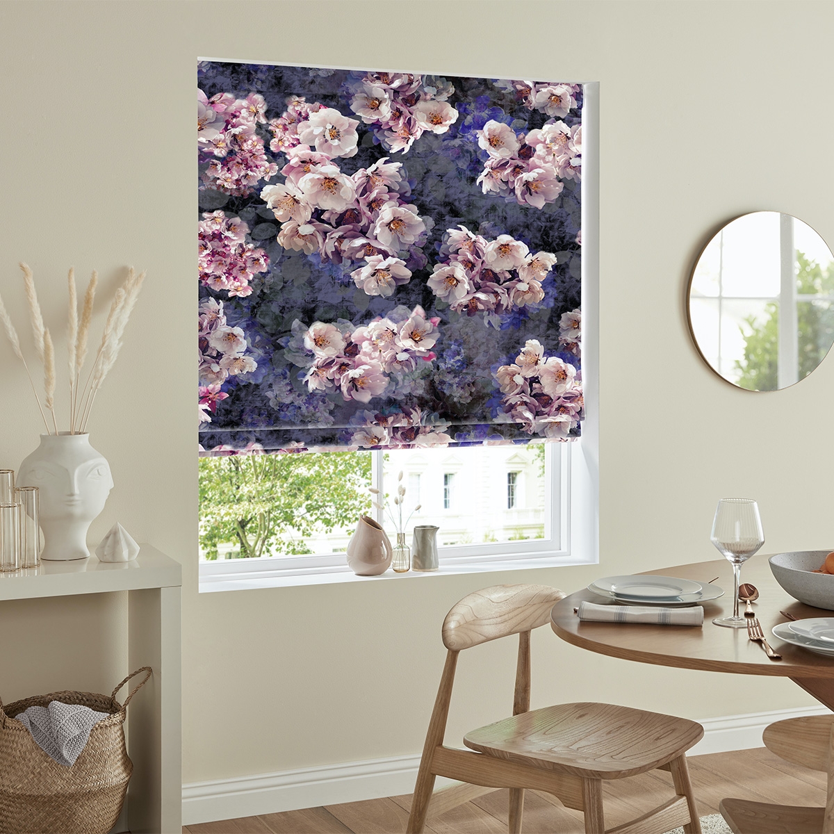 Product photograph of Jacob Berry Roman Blind from Choice Furniture Superstore.