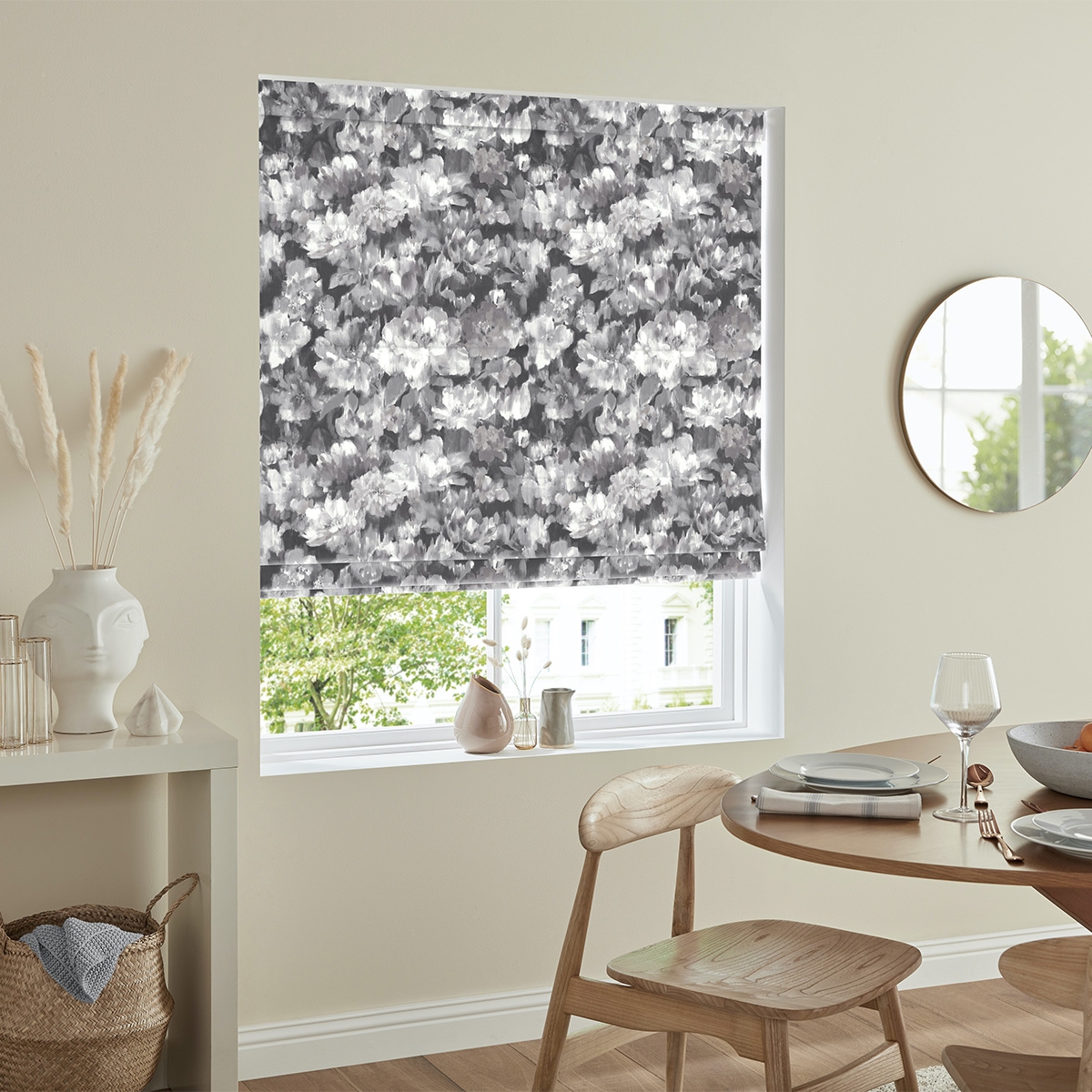 Product photograph of Silva Onyx Roman Blind from Choice Furniture Superstore.