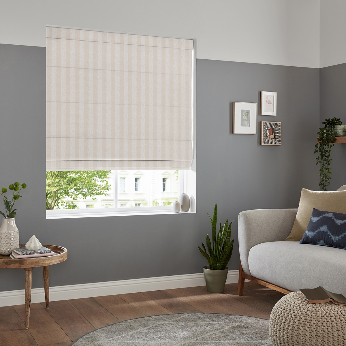 Product photograph of Origi Shell Roman Blind from Choice Furniture Superstore.