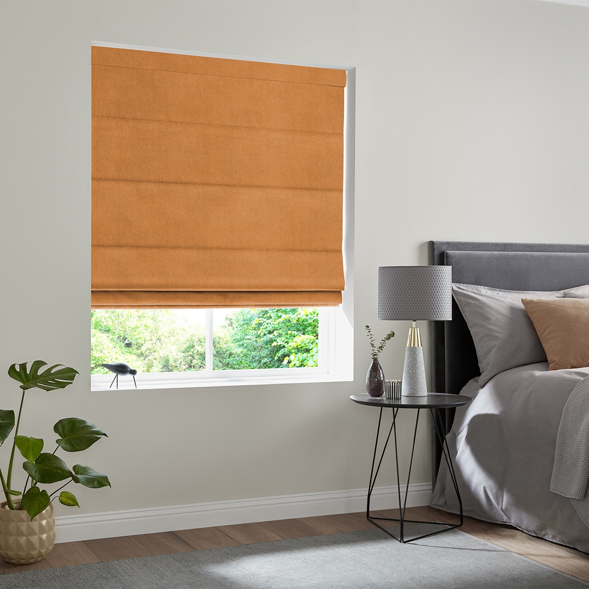 Product photograph of Rudiger Rust Roman Blind from Choice Furniture Superstore.