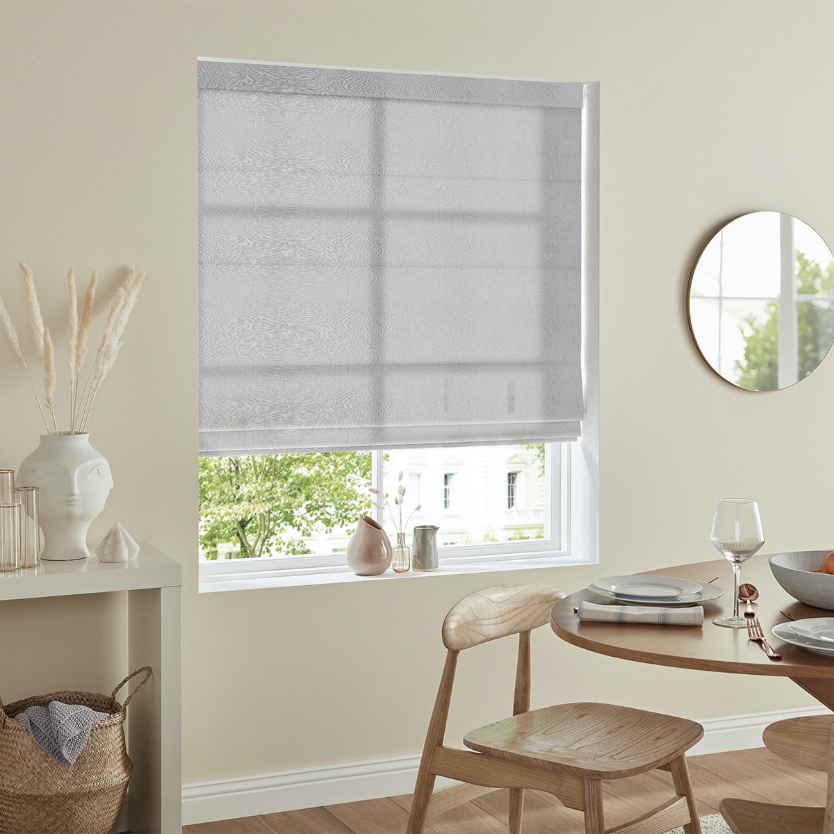Product photograph of Alvarez Fog Roman Blind from Choice Furniture Superstore.
