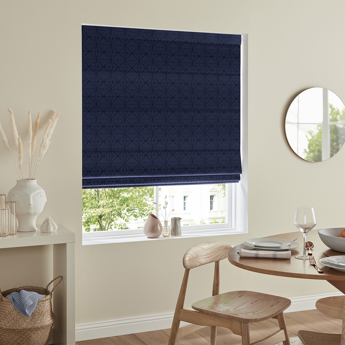 Product photograph of Gosling Indigo Roman Blind from Choice Furniture Superstore.