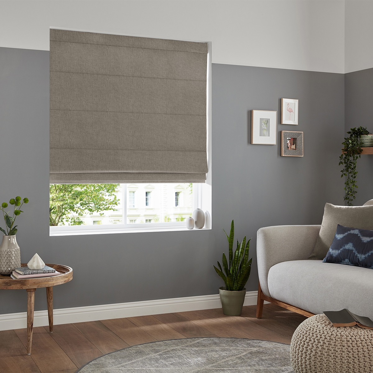 Product photograph of Ruben Otter Roman Blind from Choice Furniture Superstore.