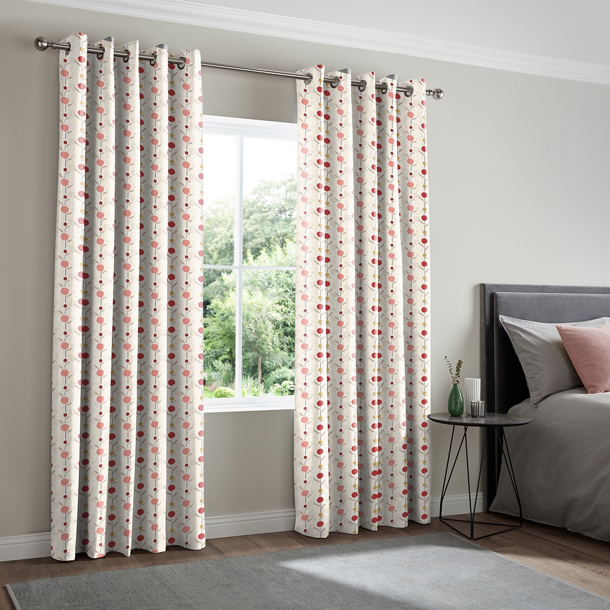 Product photograph of Bowen Cherry Curtain from Choice Furniture Superstore.
