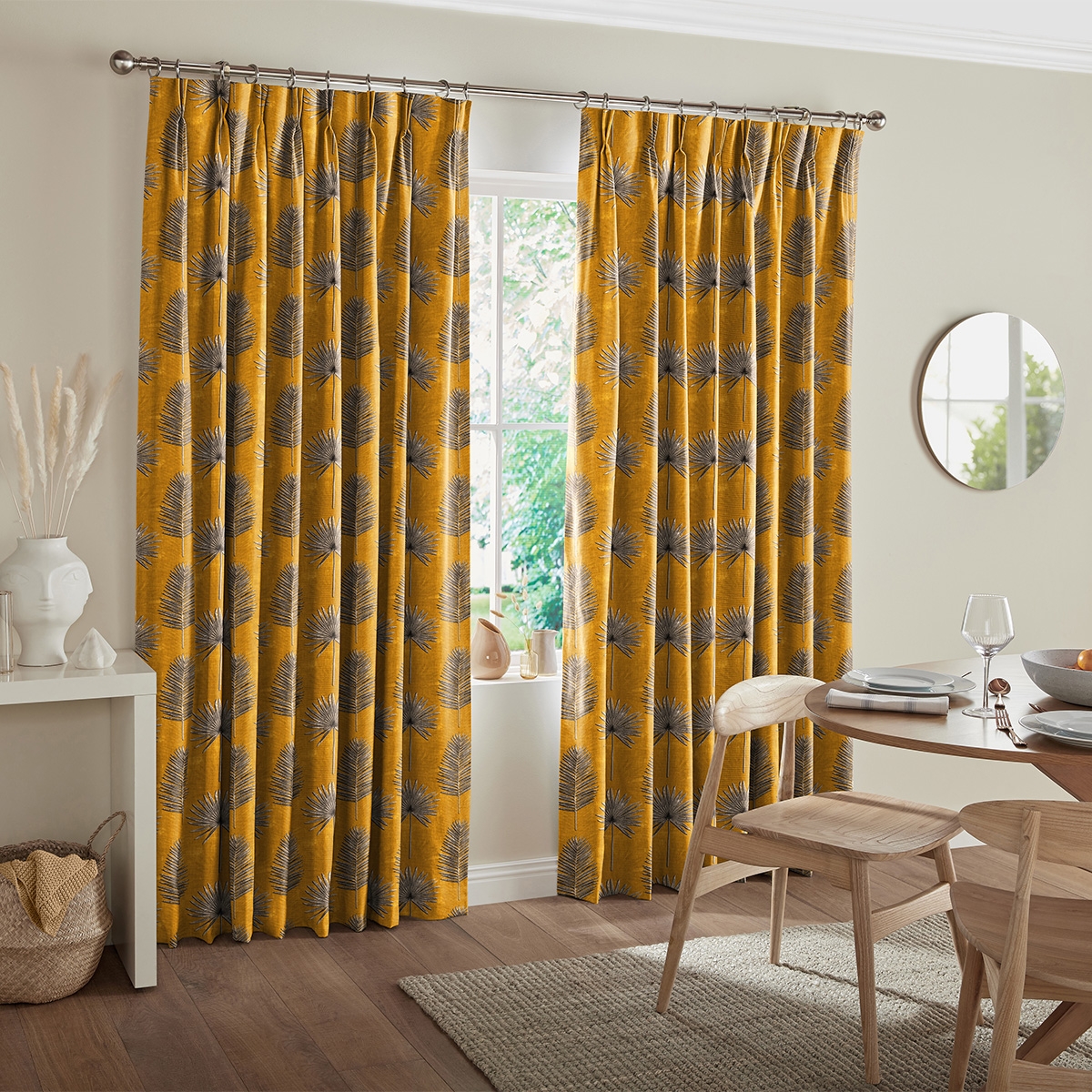 Product photograph of Burn Terracotta Curtain from Choice Furniture Superstore.
