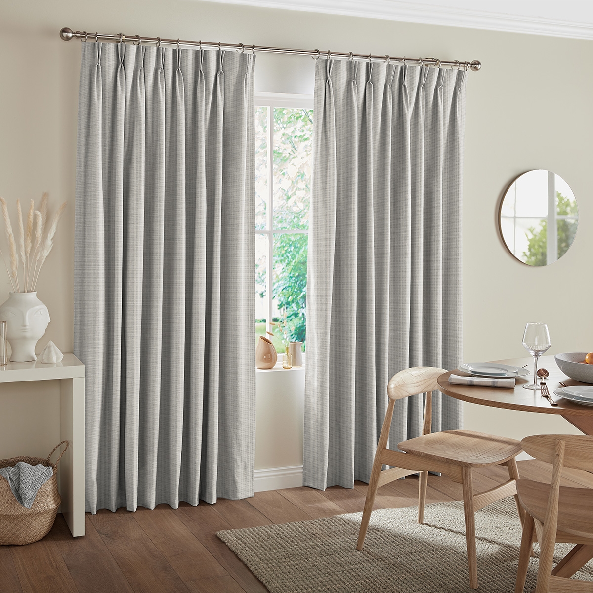 Product photograph of Cahill Pewter Curtain from Choice Furniture Superstore.