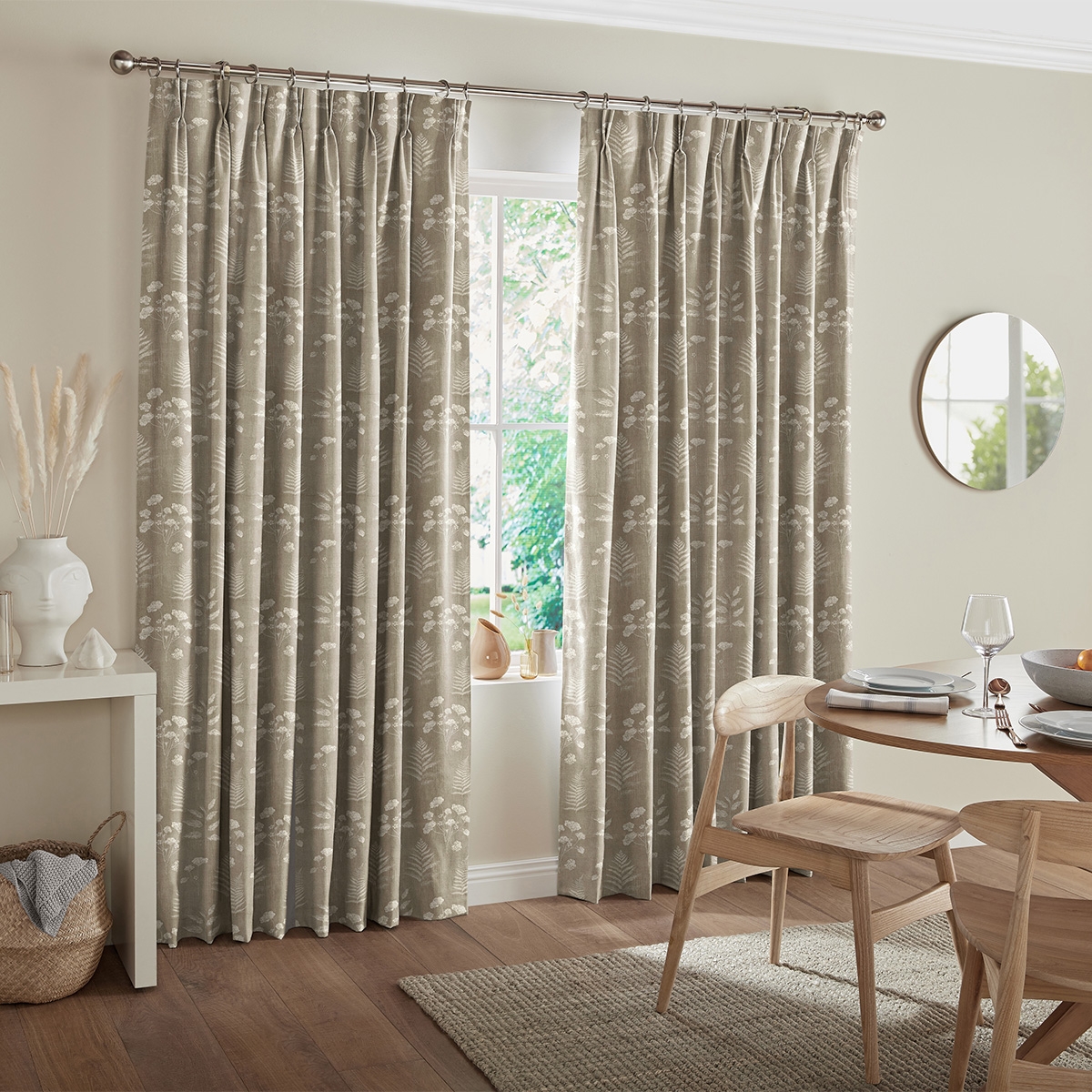 Product photograph of Carrasco Pewter Curtain from Choice Furniture Superstore.