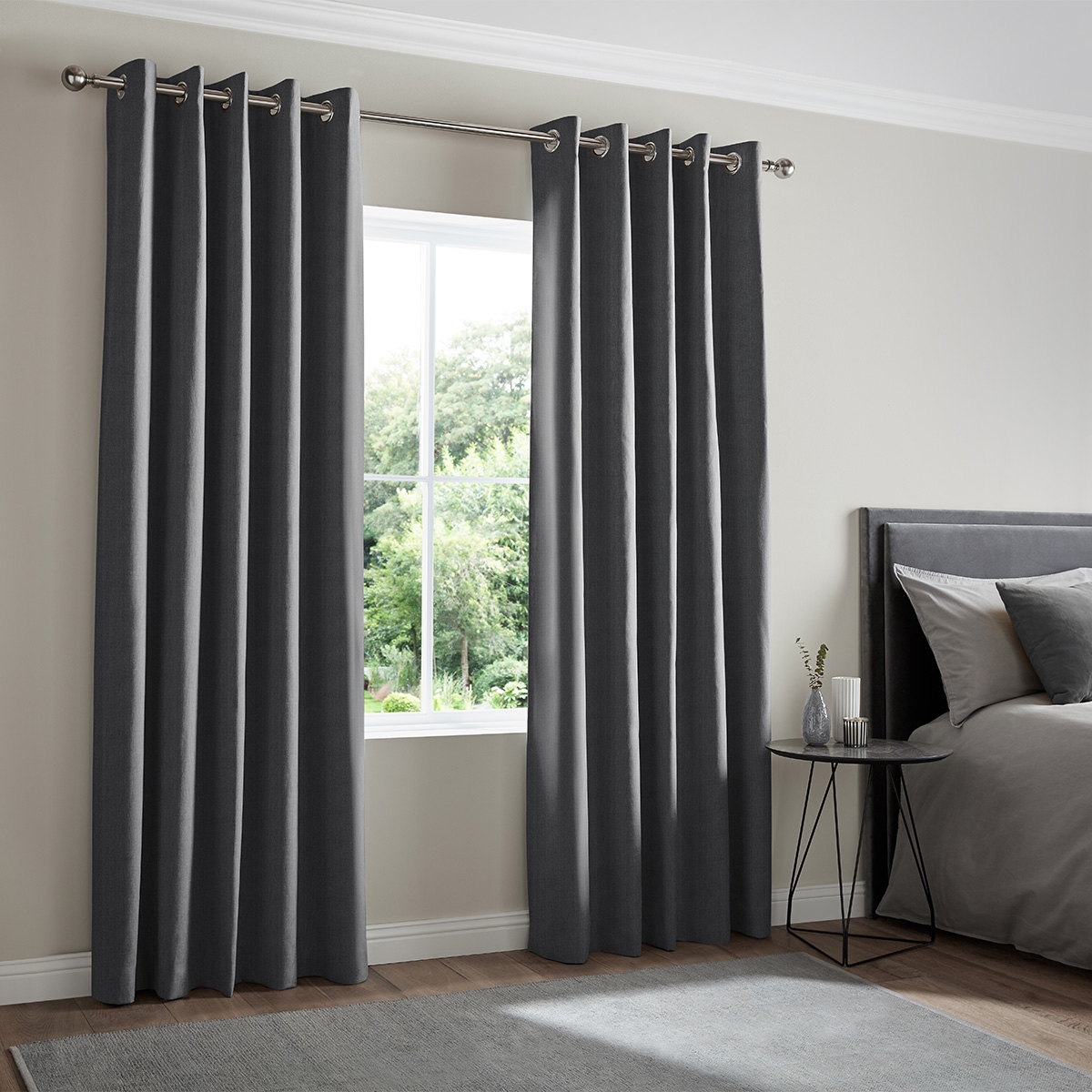 Product photograph of Casey Indigo Curtain from Choice Furniture Superstore.