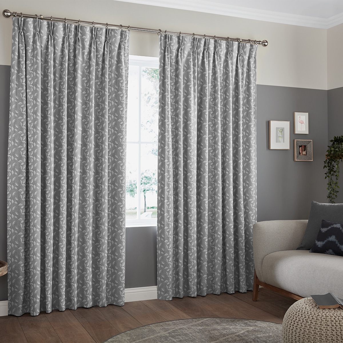 Product photograph of Conte Graphite Curtain from Choice Furniture Superstore.