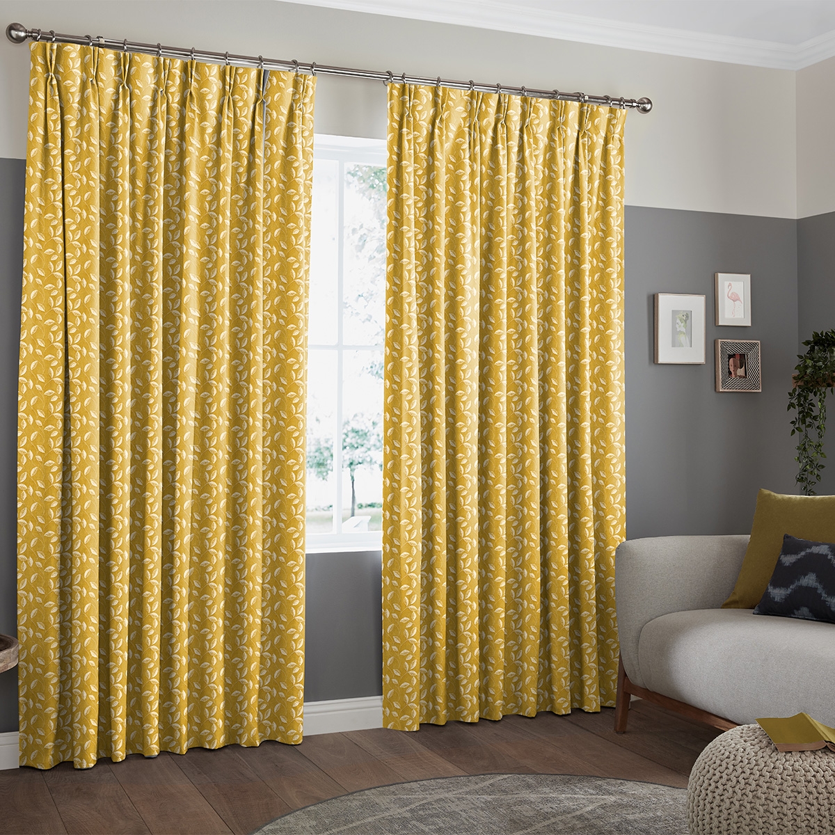 Product photograph of Conte Sunflower Curtain from Choice Furniture Superstore.