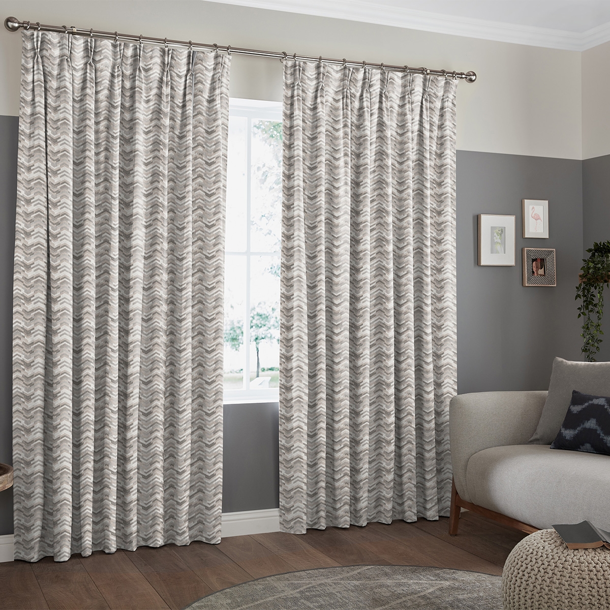 Product photograph of Diaz Blush Curtain from Choice Furniture Superstore.