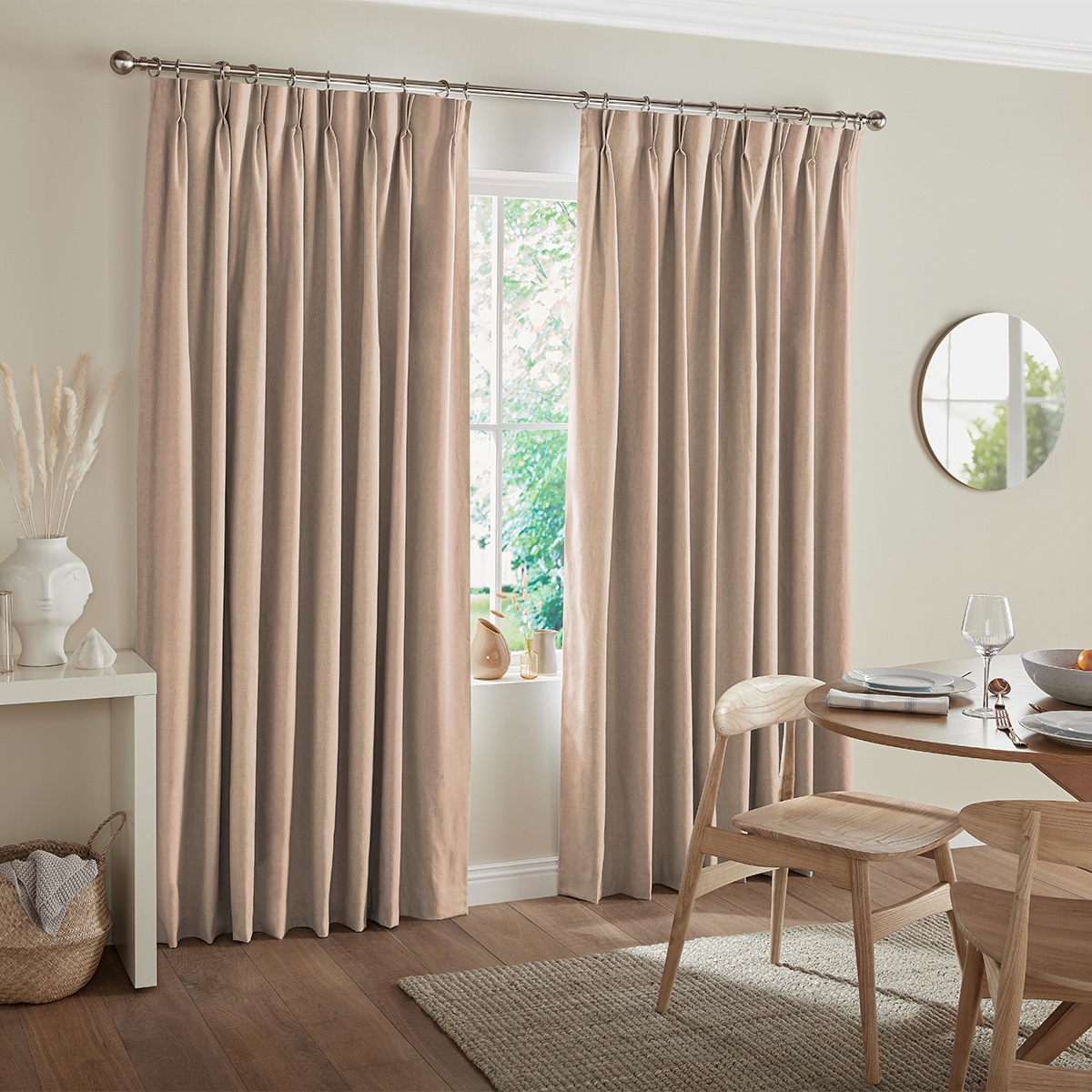 Product photograph of Dier Latte Curtain from Choice Furniture Superstore.