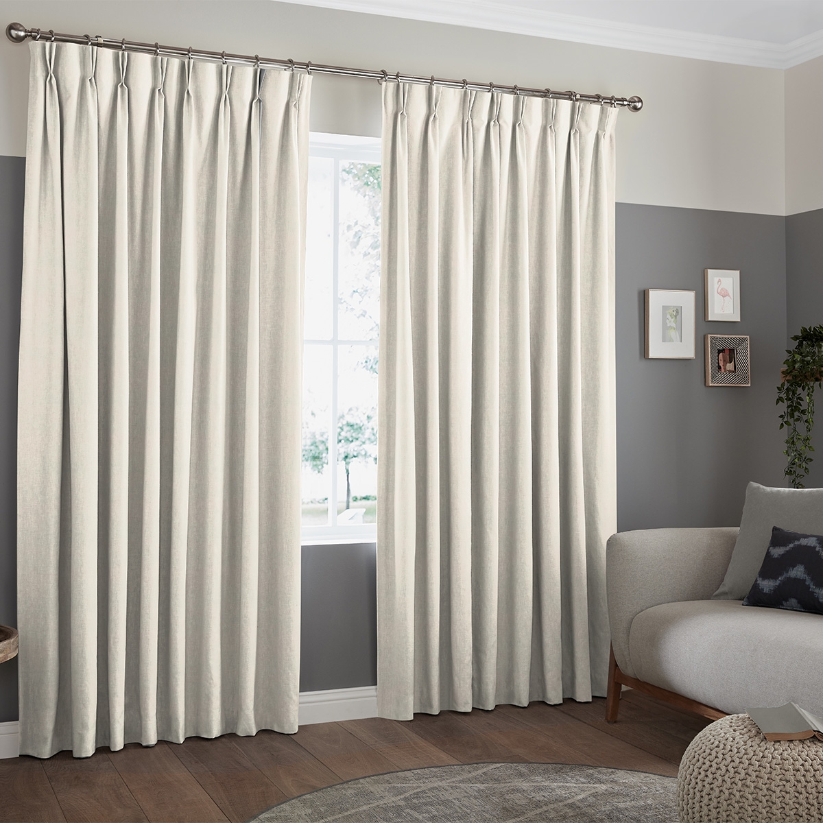 Product photograph of Dier Oyster Curtain from Choice Furniture Superstore.