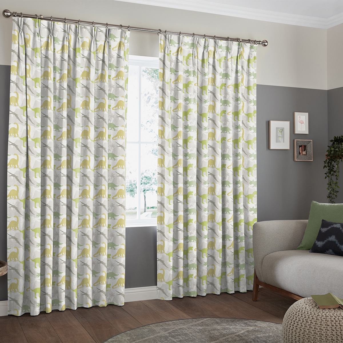 Product photograph of Dino Roar Multi Curtain from Choice Furniture Superstore.