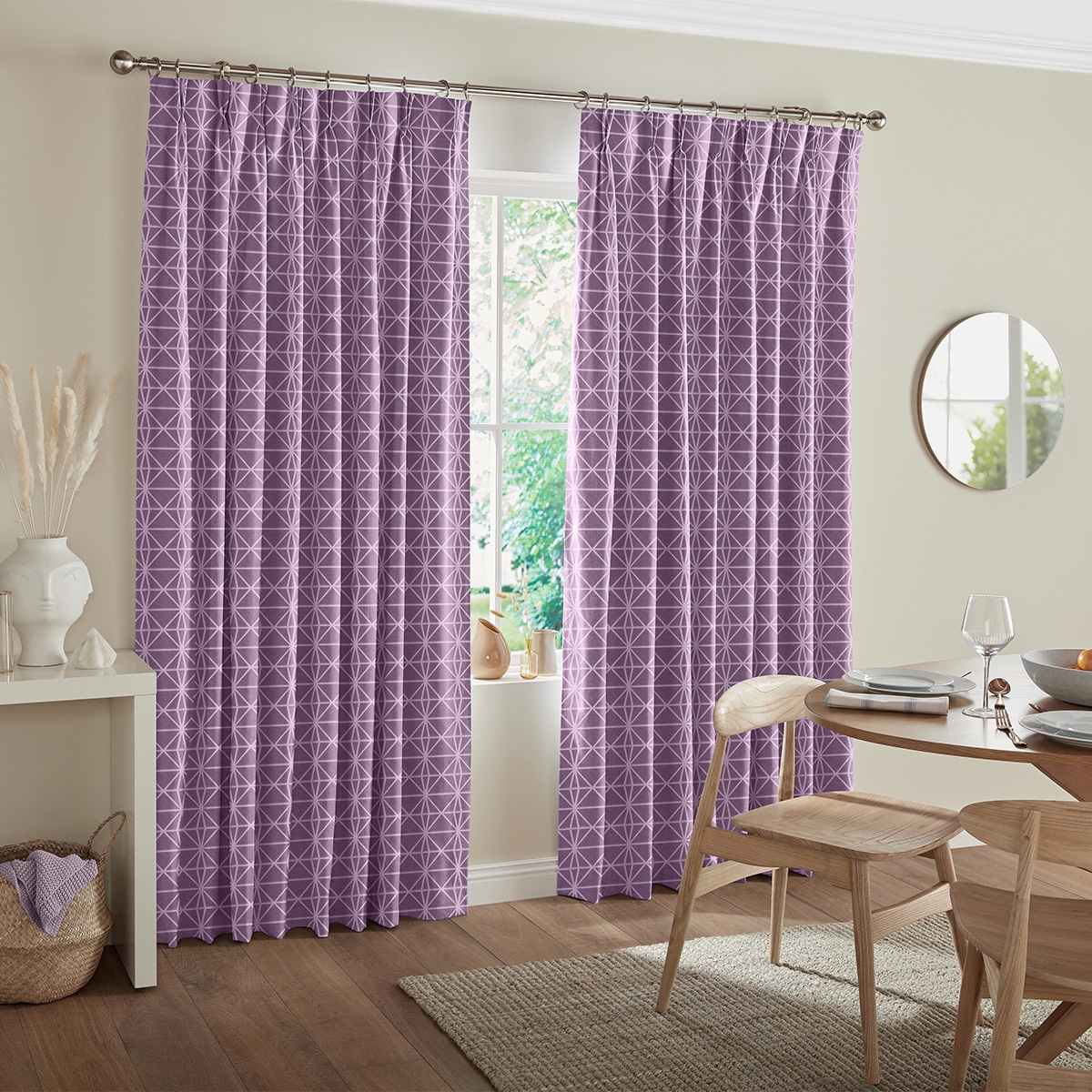 Product photograph of Gosling Aubergine Curtain from Choice Furniture Superstore.