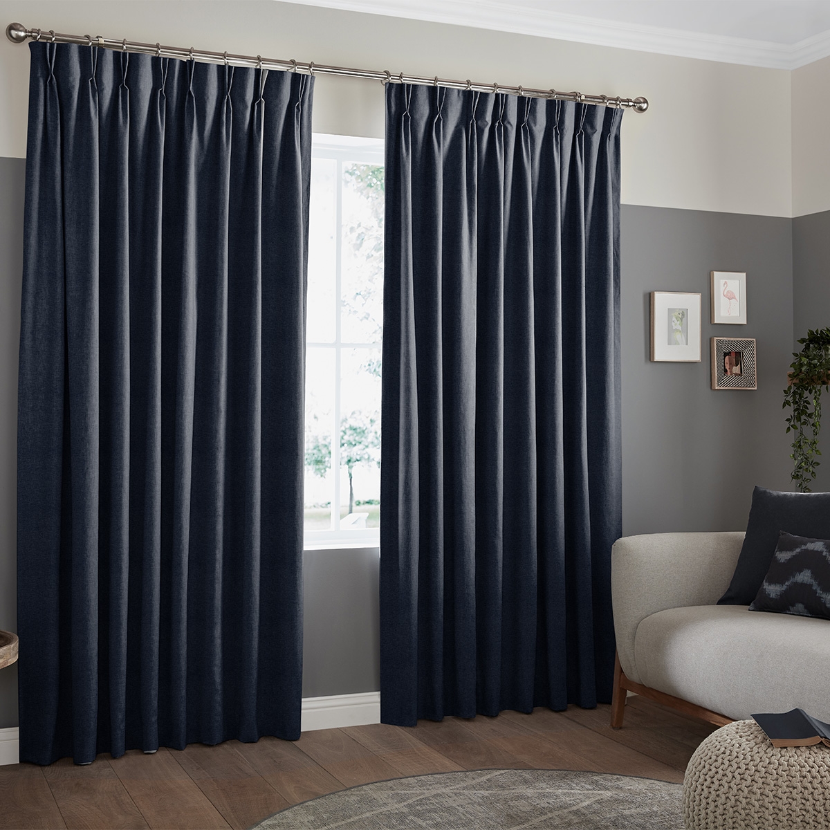 Product photograph of Ilkay Ink Curtain from Choice Furniture Superstore.