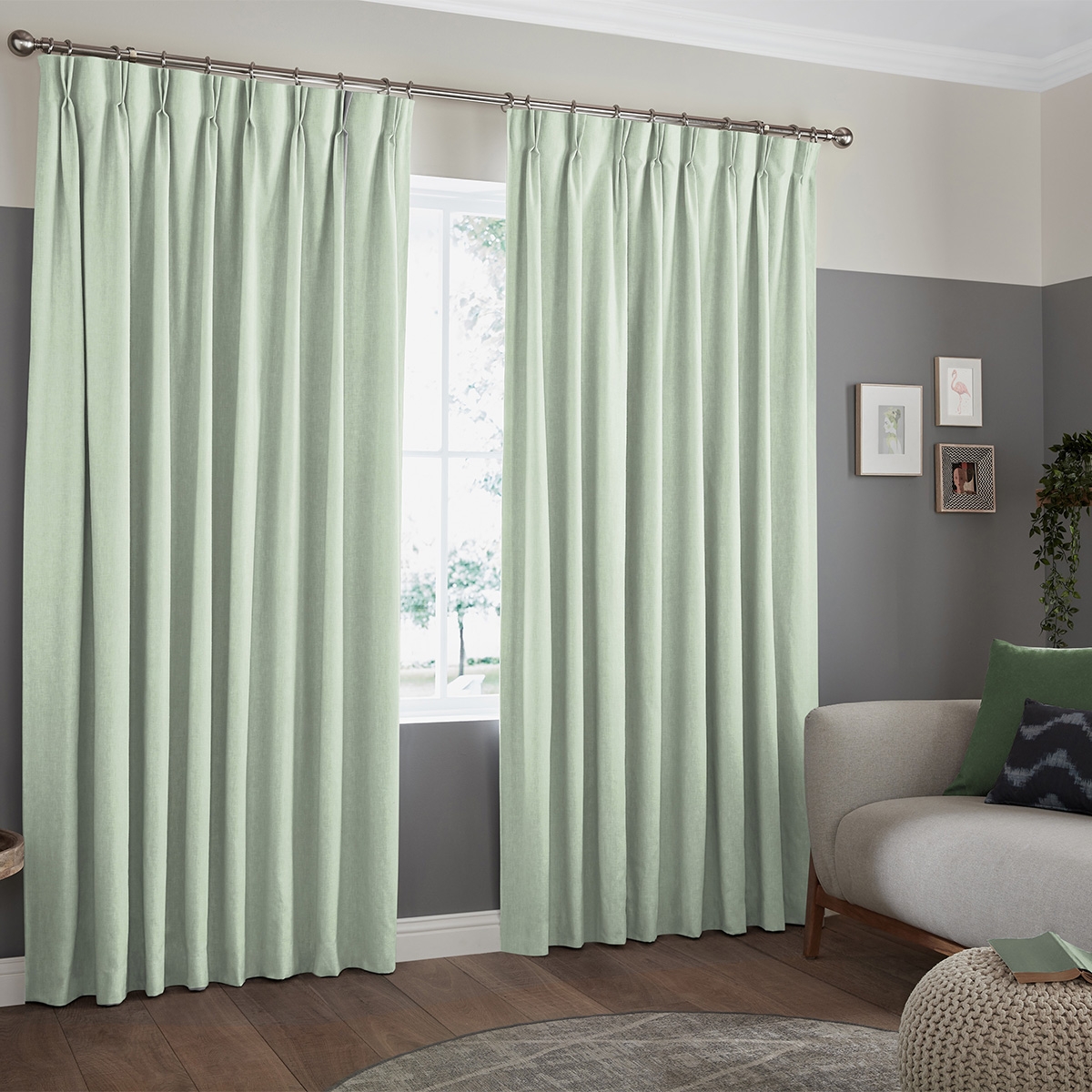 Product photograph of Jesse Pistachio Curtain from Choice Furniture Superstore.