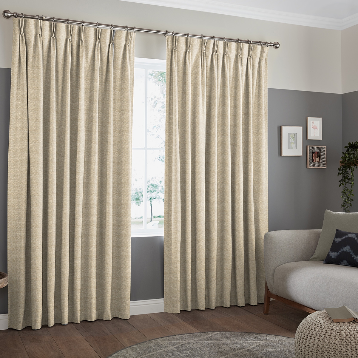 Product photograph of Kane Oyster Curtain from Choice Furniture Superstore.