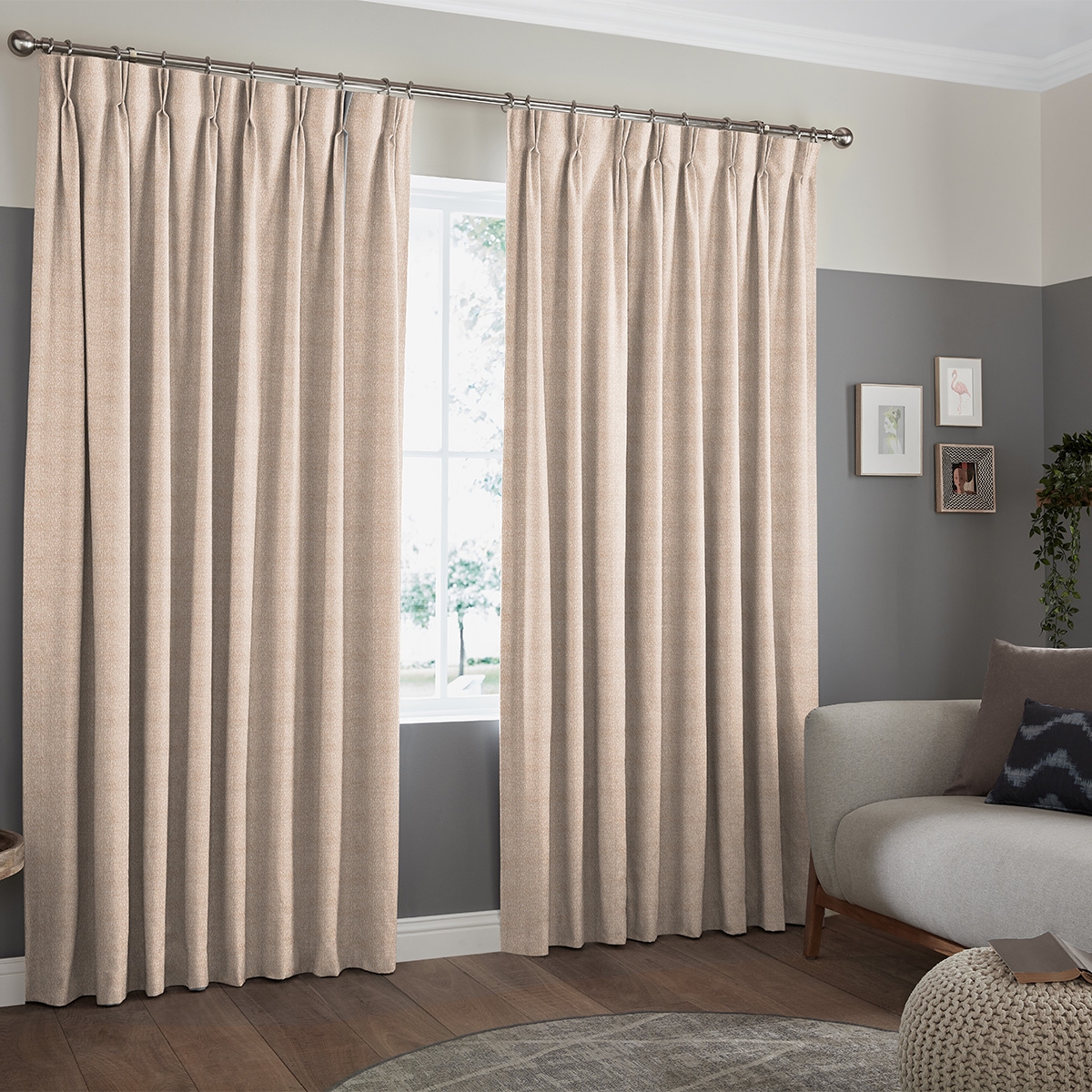 Product photograph of Kane Stone Curtain from Choice Furniture Superstore.