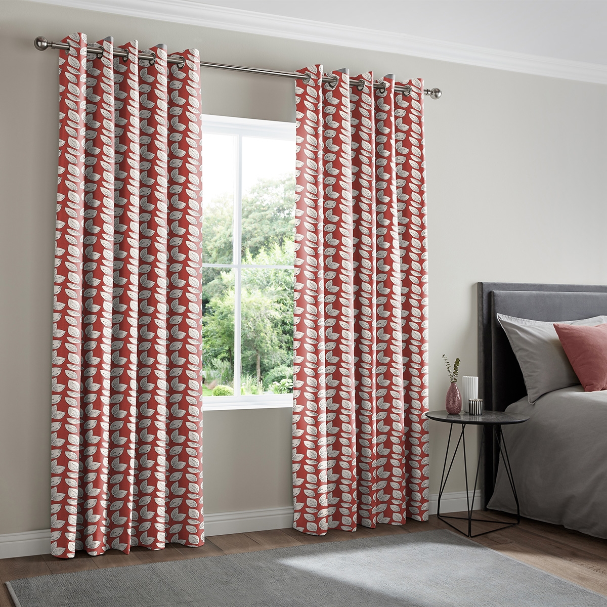 Product photograph of Leno Ruby Curtain from Choice Furniture Superstore.