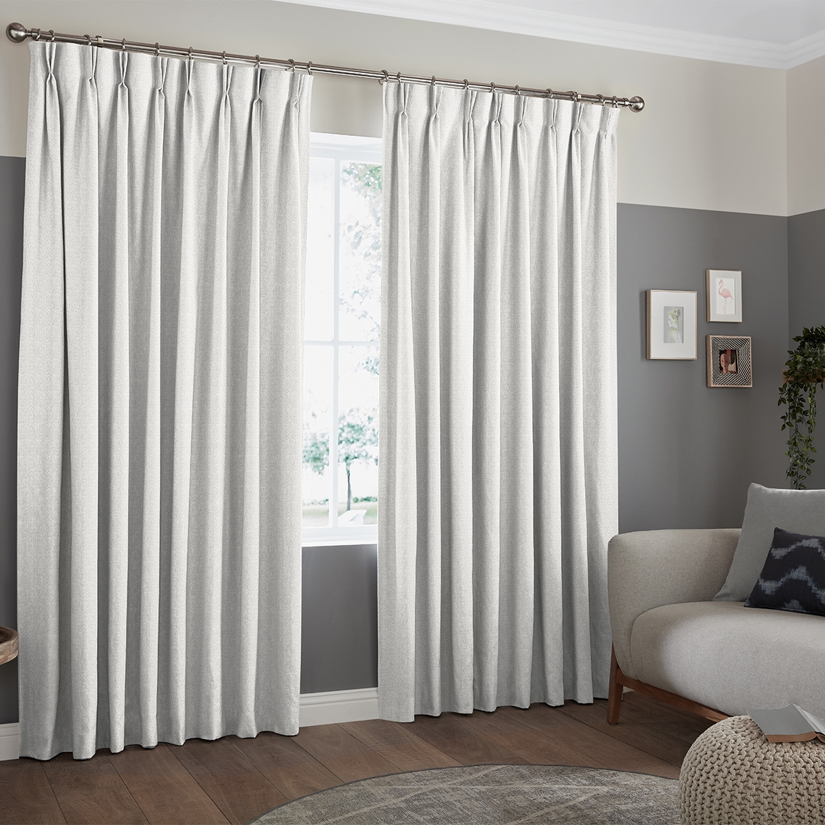 Product photograph of Lorris Platinum Curtain from Choice Furniture Superstore.