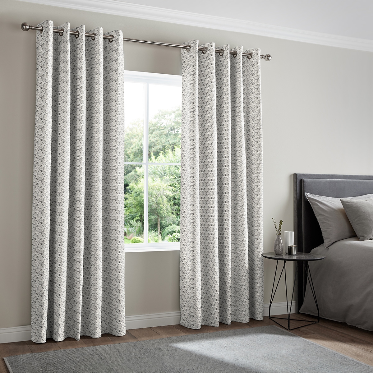 Product photograph of Matip Pewter Curtain from Choice Furniture Superstore.