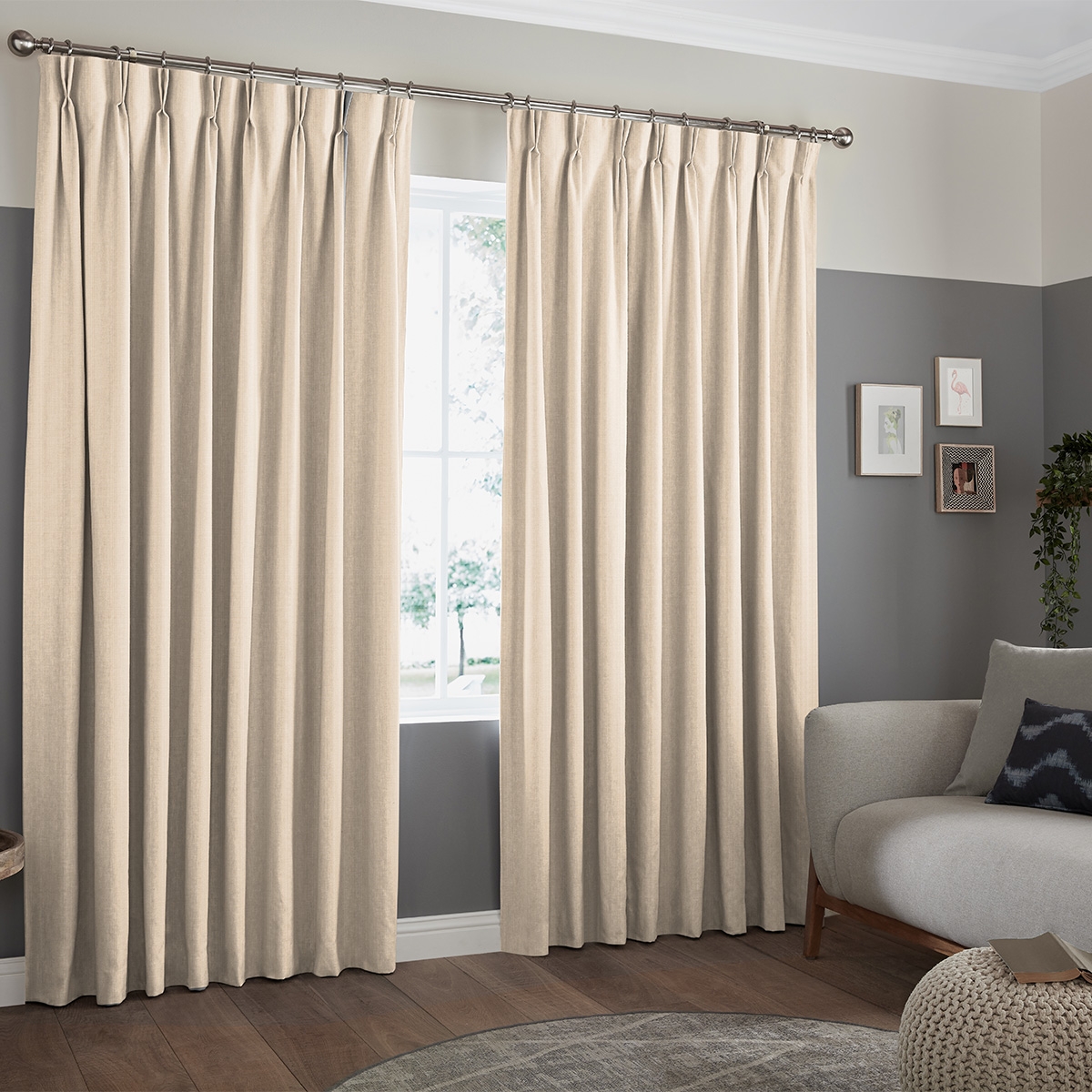 Product photograph of Palmer Champagne Curtain from Choice Furniture Superstore.