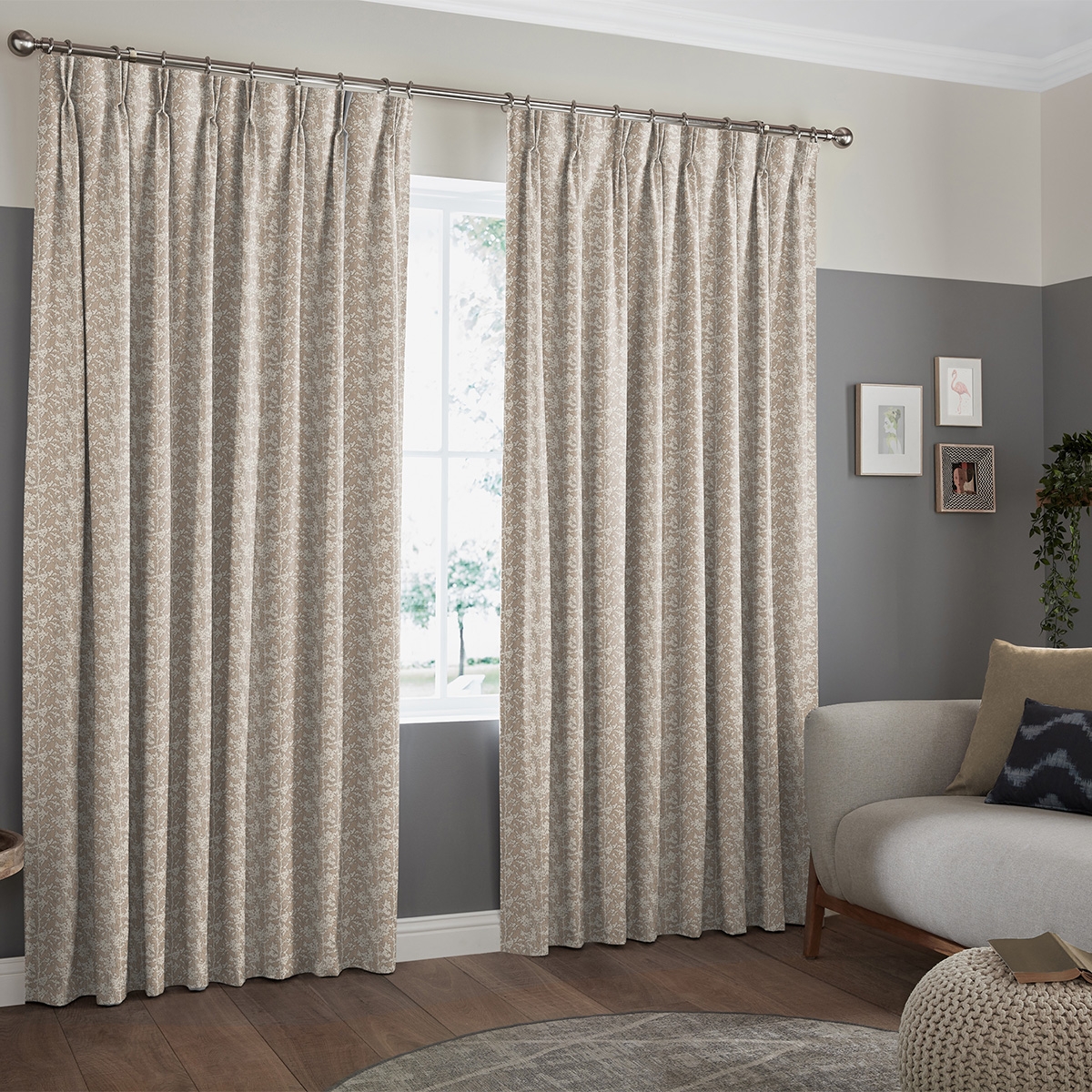 Product photograph of Pavard Blush Curtain from Choice Furniture Superstore.