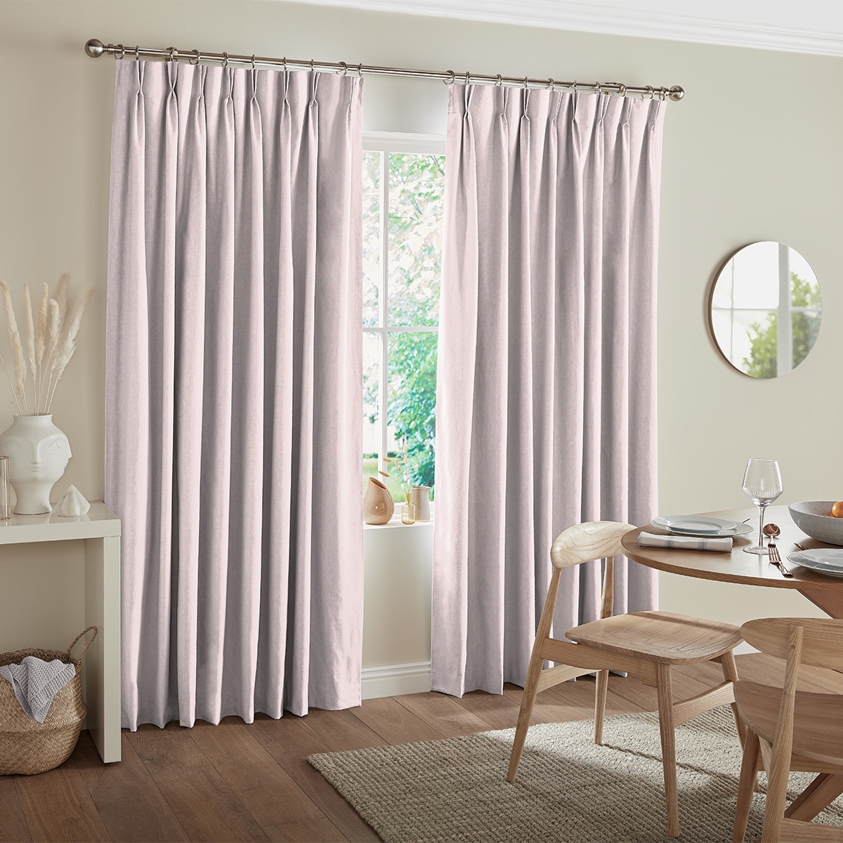 Product photograph of Riyad Rose Curtain from Choice Furniture Superstore.