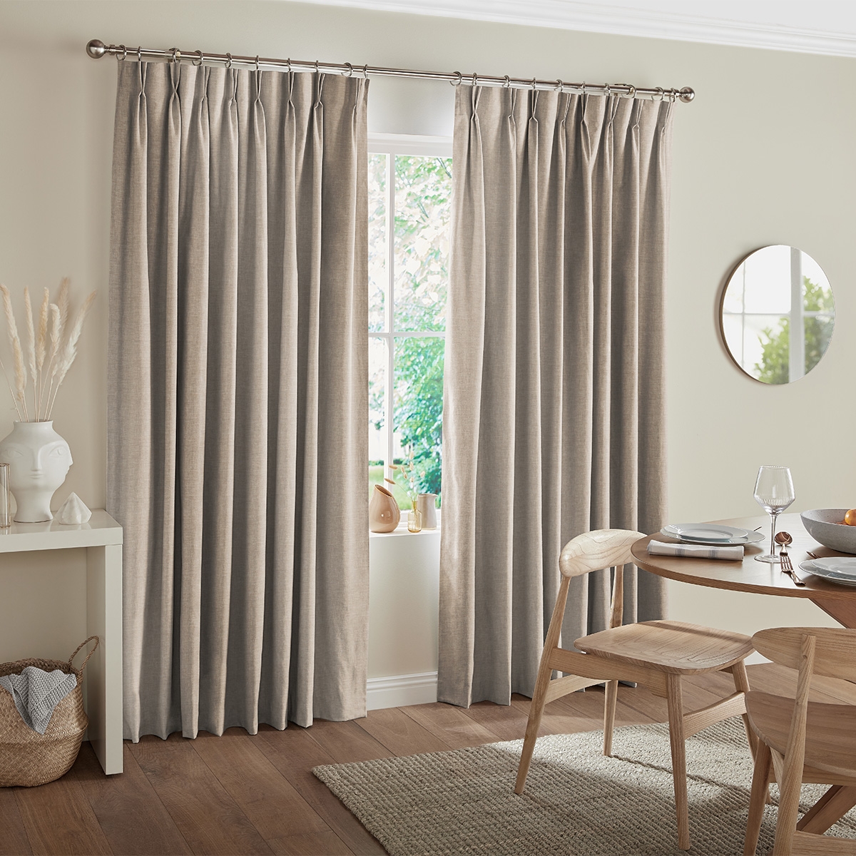 Product photograph of Riyad Wheat Curtain from Choice Furniture Superstore.
