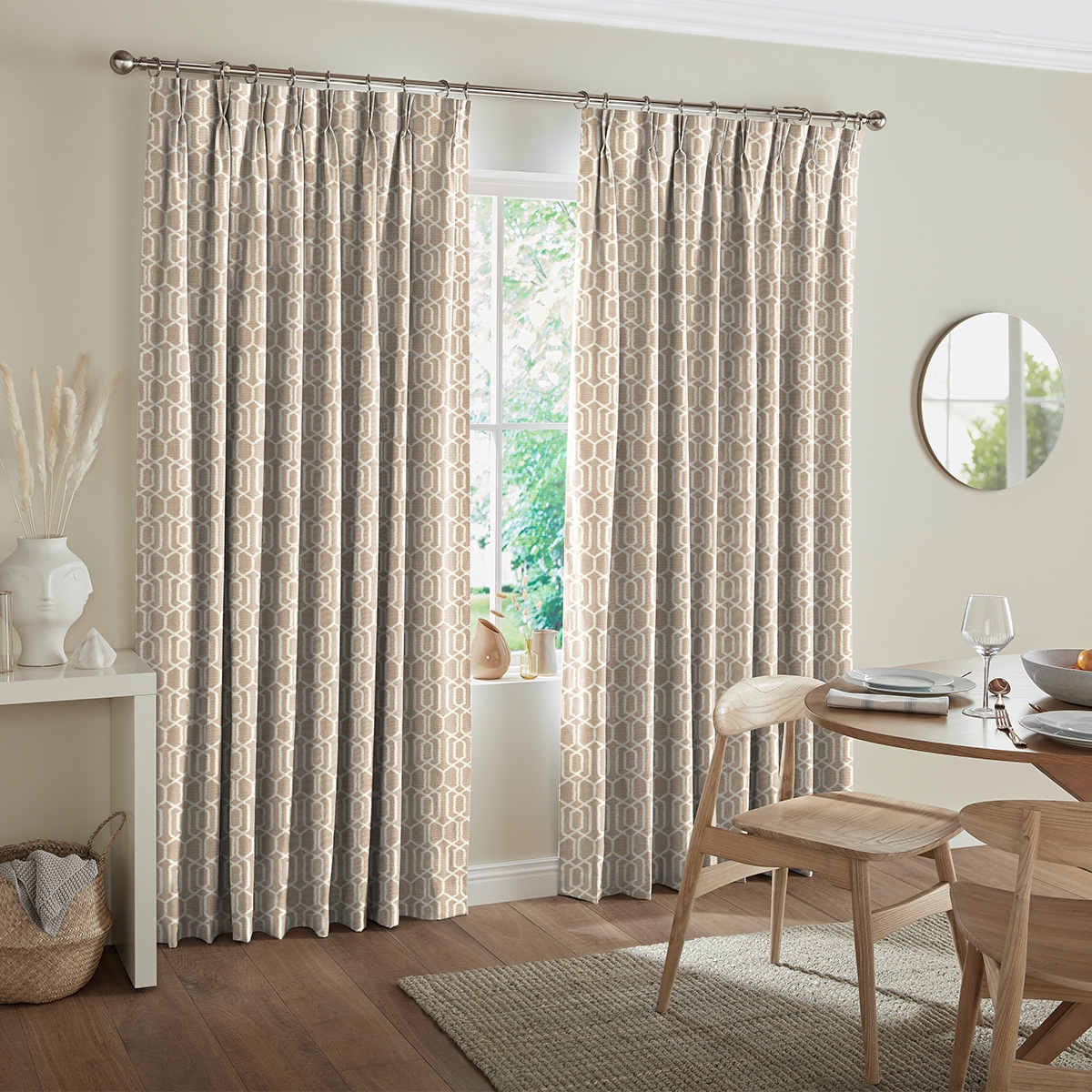 Product photograph of Robben Blush Curtain from Choice Furniture Superstore.