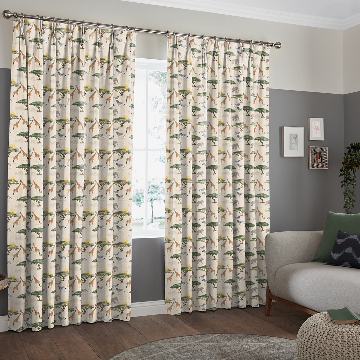 Product photograph of Safari Multi Curtain from Choice Furniture Superstore.