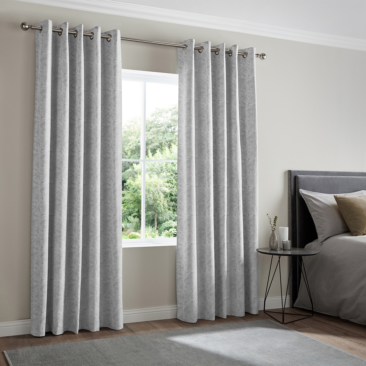 Product photograph of Sami Pewter Curtain from Choice Furniture Superstore.