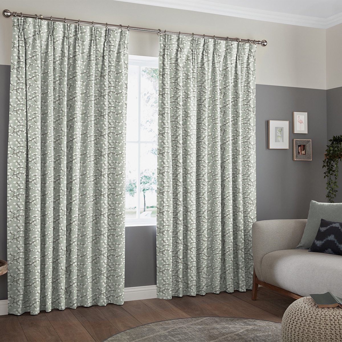 Product photograph of Steer Seafoam Curtain from Choice Furniture Superstore.