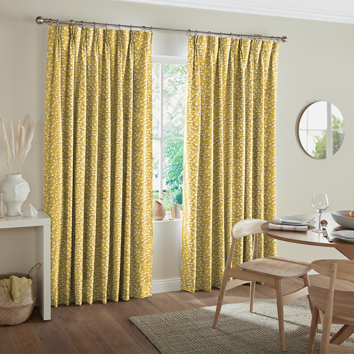 Product photograph of Steer Sunflower Curtain from Choice Furniture Superstore.