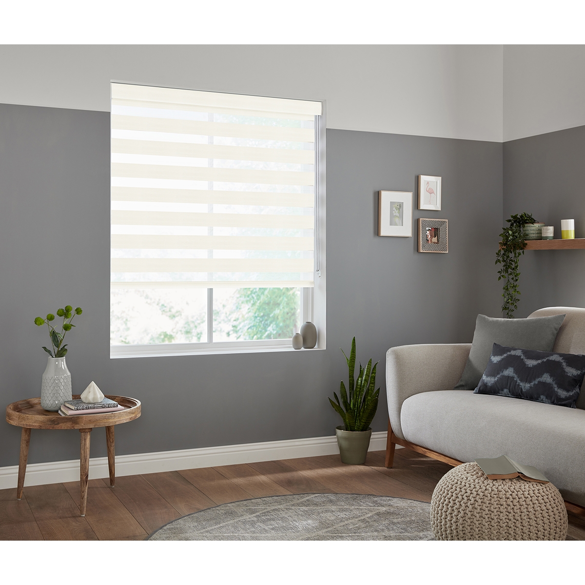 Product photograph of Meyer Ivory Fifty50 Blinds from Choice Furniture Superstore.