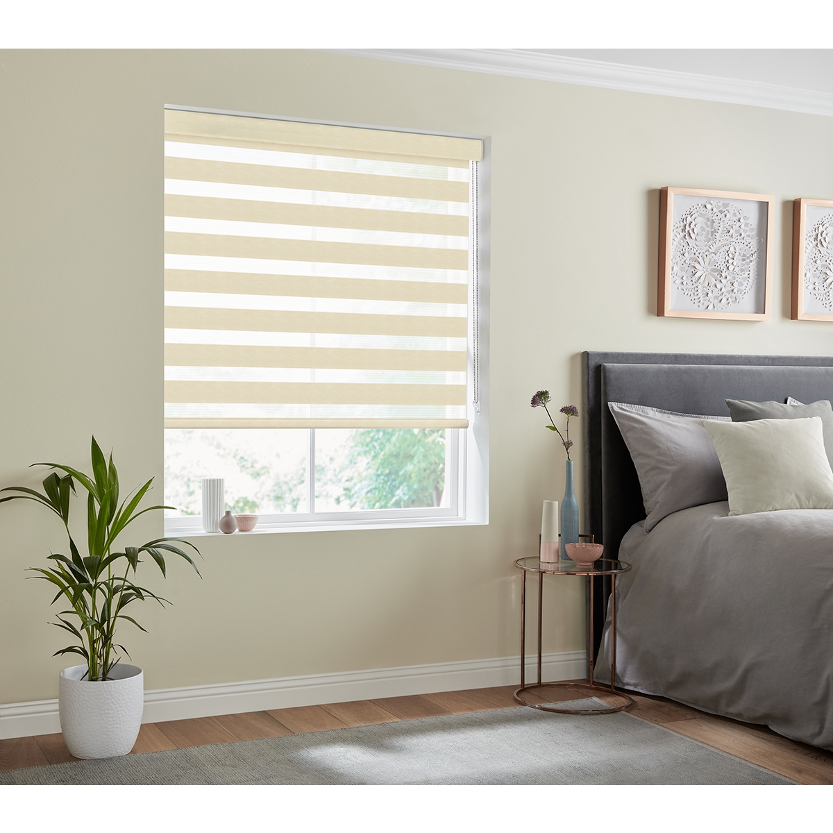 Product photograph of Meyer Beige Fifty50 Blinds from Choice Furniture Superstore.