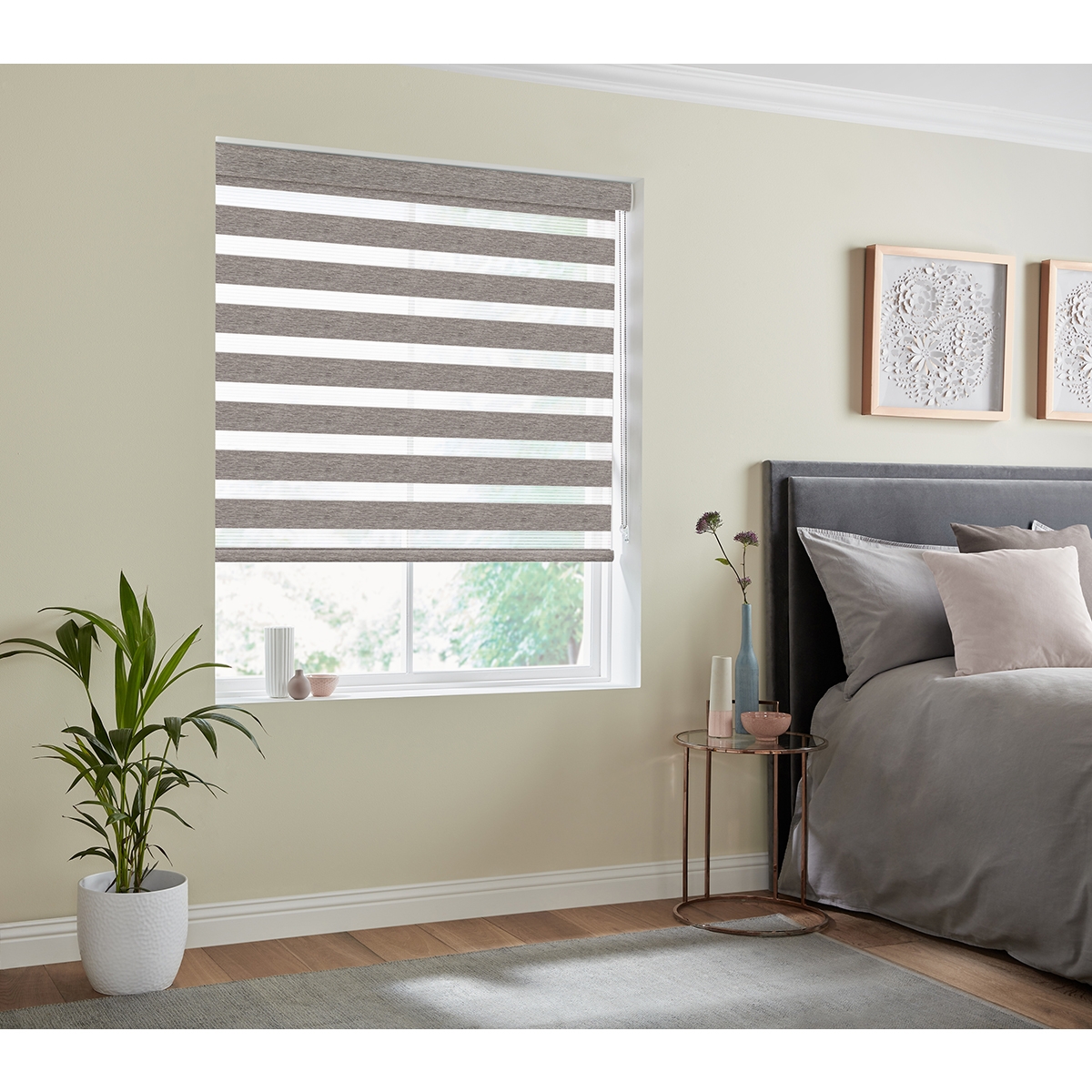 Product photograph of Meyer Anthracite Fifty50 Blinds from Choice Furniture Superstore.