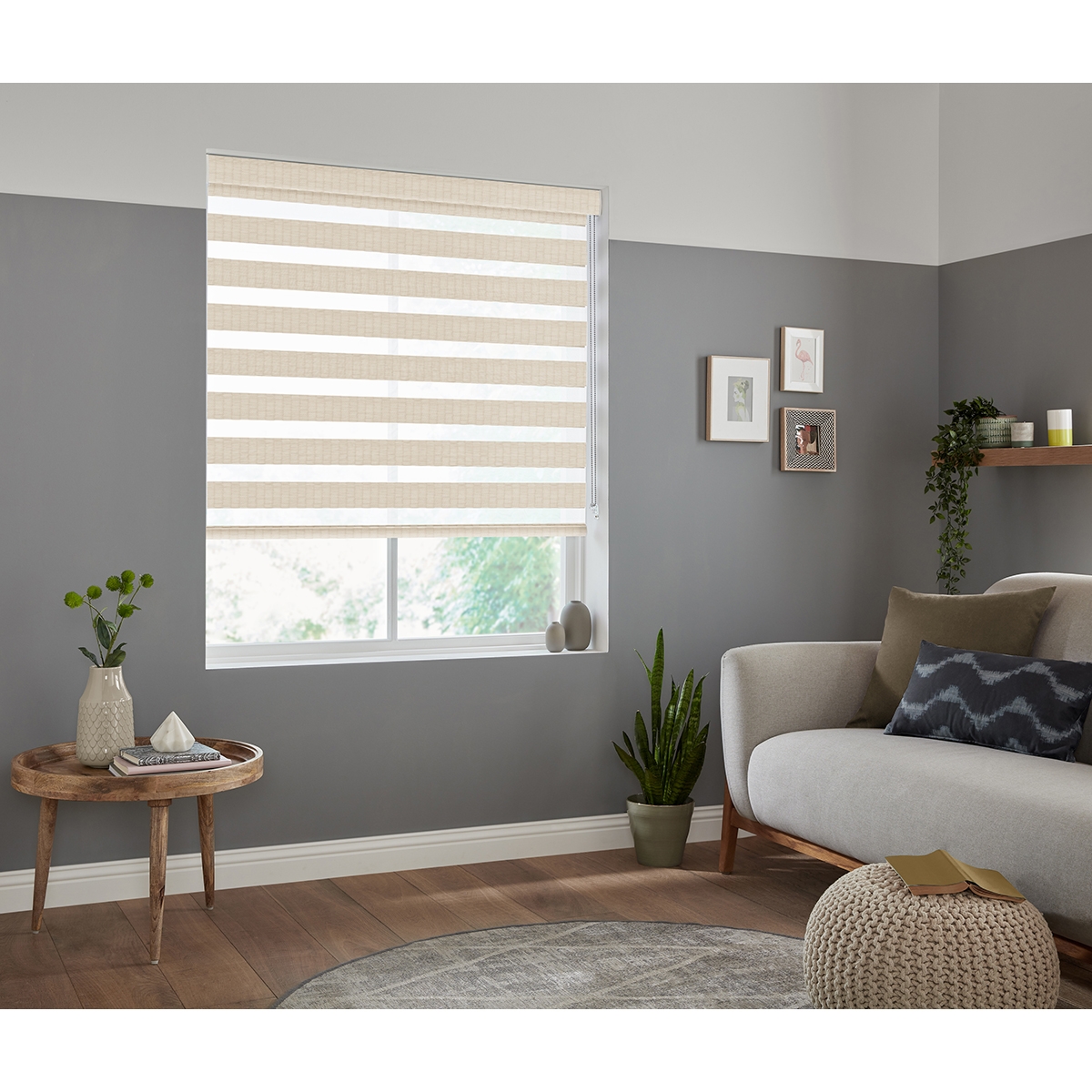 Product photograph of Hive Natural Fifty50 Blinds from Choice Furniture Superstore.