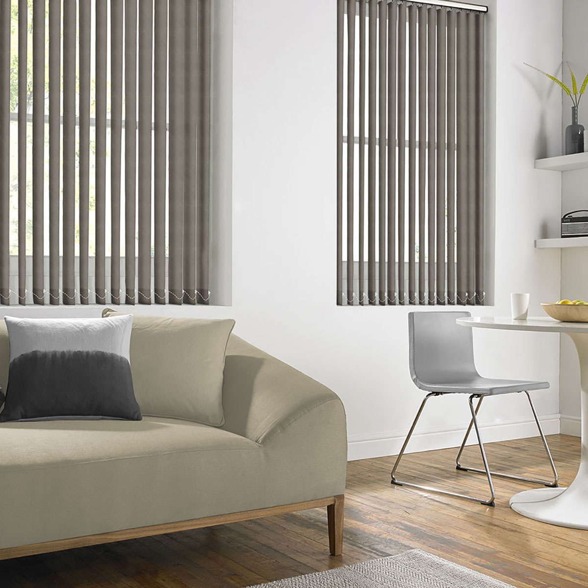 Product photograph of Claire Zorro Vertical Blind from Choice Furniture Superstore.