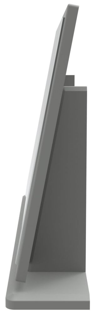 Product photograph of Haworth Dusk Grey Large Mirror - 74 5cm X 49cm from Choice Furniture Superstore.