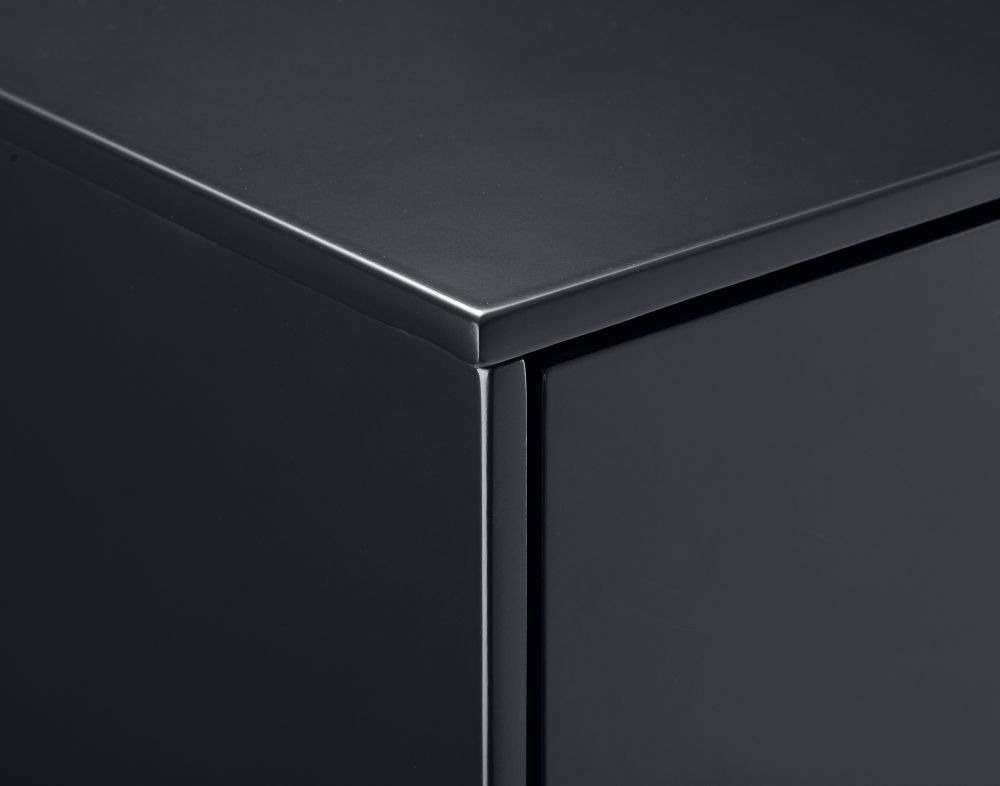 Product photograph of Alicia Anthracite 5 Drawer Chest from Choice Furniture Superstore.