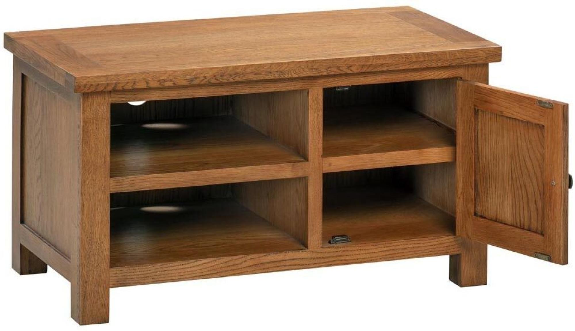 Product photograph of Original Rustic Oak 90cm Tv Unit from Choice Furniture Superstore.